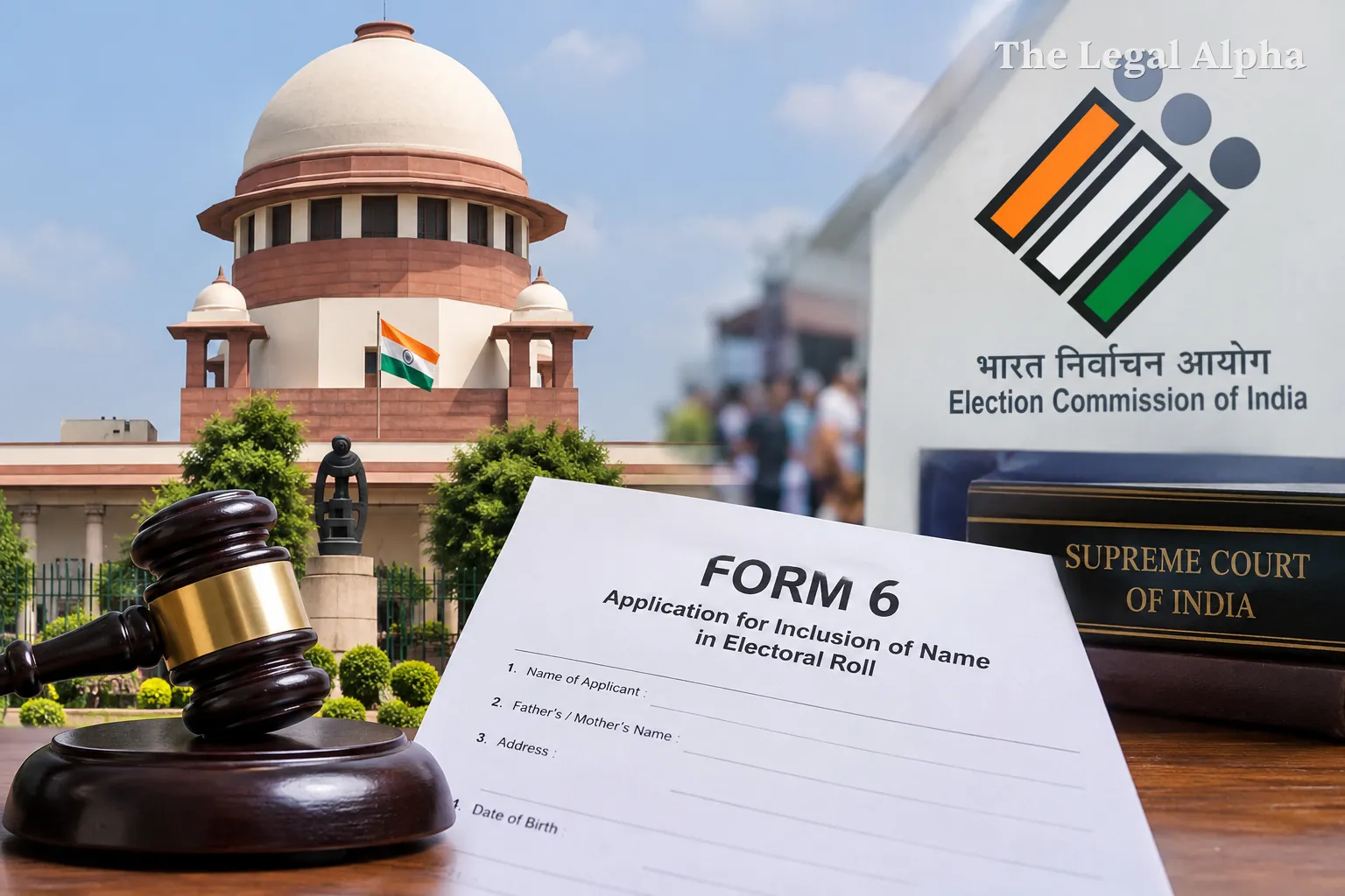 Supreme Court Clarifies Stance on Voter Form 6 Modifications, Schedules Full Hearing for Late October
