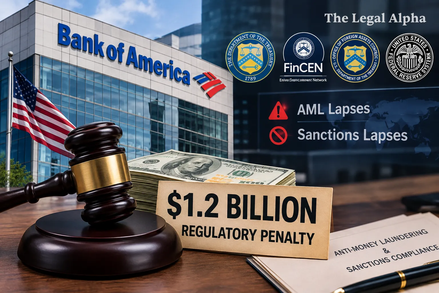 Bank of America Handed $1.2 Billion Multi-Agency Regulatory Penalty Over Systemic AML and Sanctions Lapses