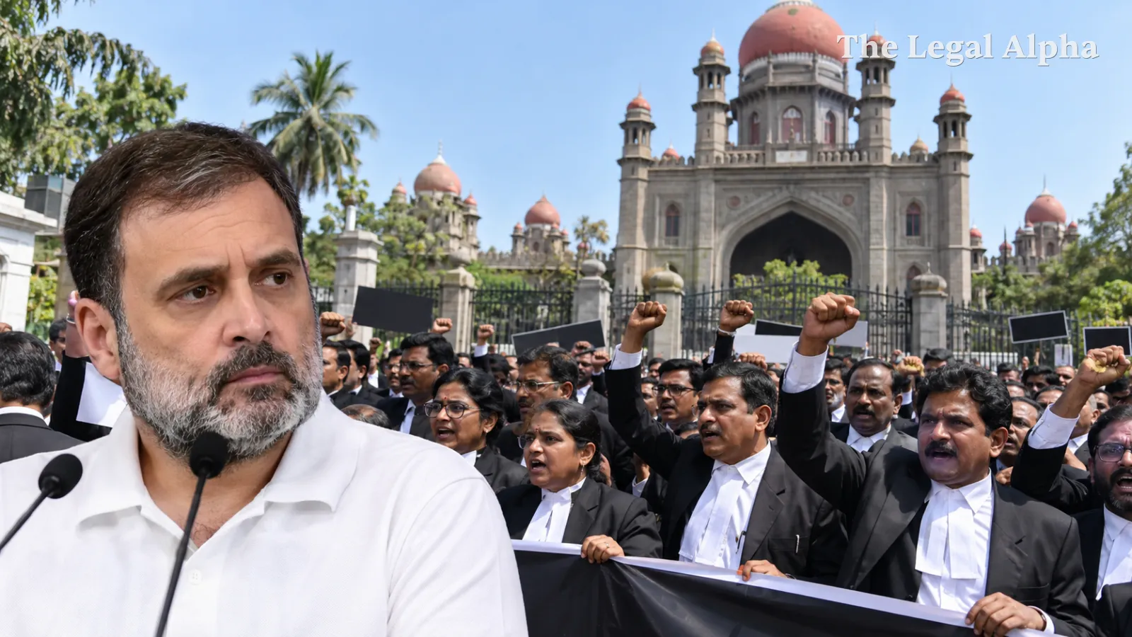 Telangana High Court Advocates Protest Against Rahul Gandhi Over Remarks and March Linked to Supreme Court Plea