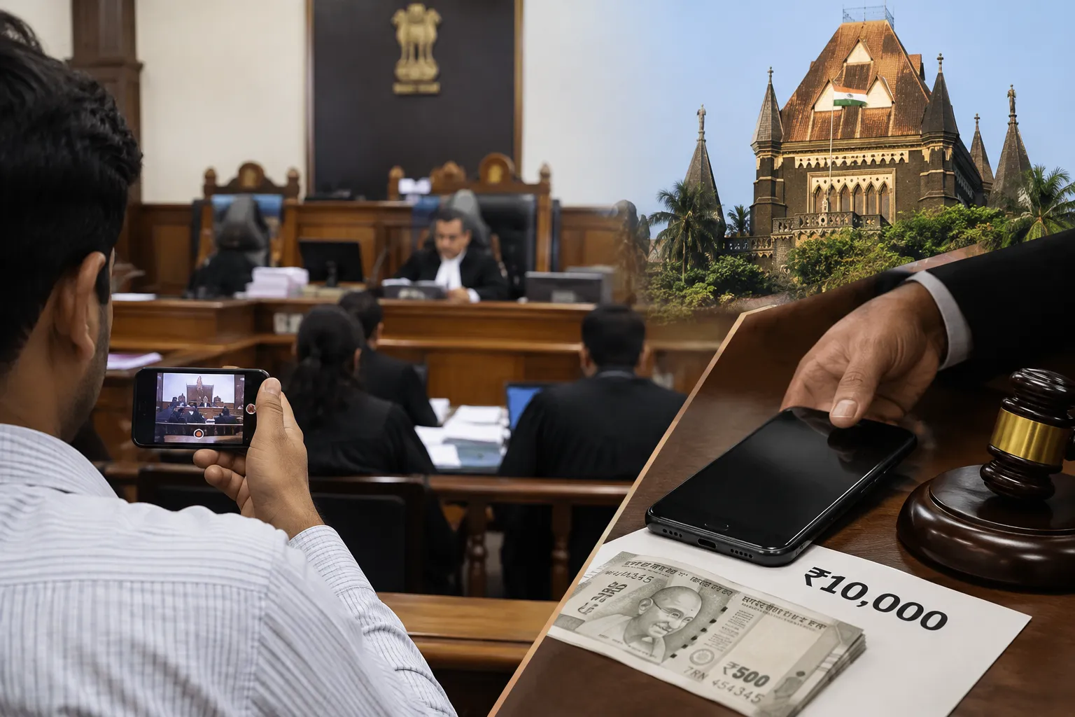 Bombay High Court Confiscates Smartphone and Slaps ₹10,000 Fine on Government Employee for Secretly Recording Courtroom Proceedings