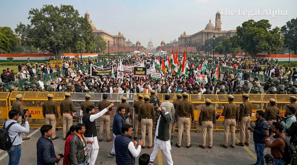 Delhi Police Lodge Multiple FIRs and Trigger Digital Content Takedowns Following Opposition Demonstration in New Delhi