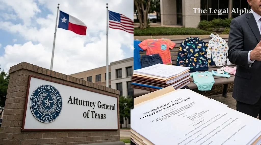 Texas Attorney General Targets Children's Apparel Giants Over Suspected Chemical Contaminants