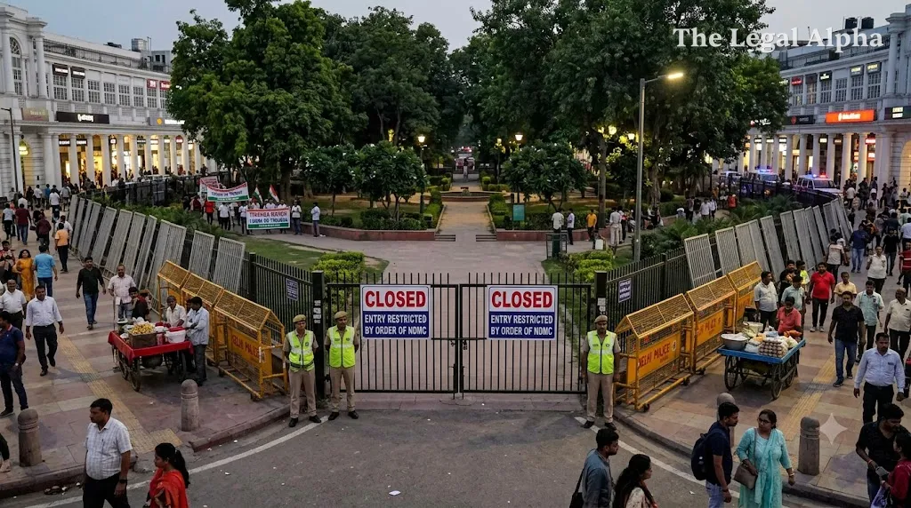 Supreme Court Declines Immediate Intervention in Connaught Place Central Park Shutdown Ahead of Planned March
