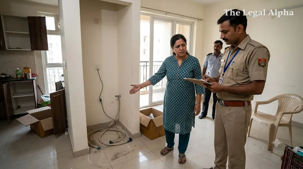 Gurugram Police Book Tenants for Criminal Breach of Trust After Furnished Flat Vacated with Fixtures and Ten Months of Unpaid Rent