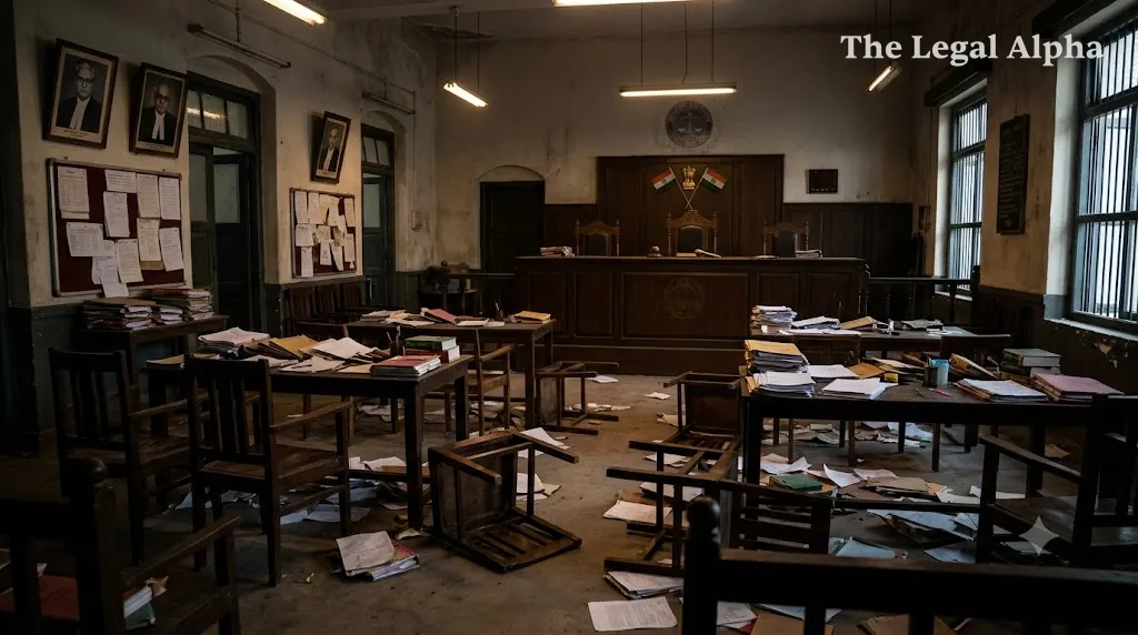 Allahabad High Court Courtroom Vandalised as Bar Escalates Confrontation Over Judicial Demeanour