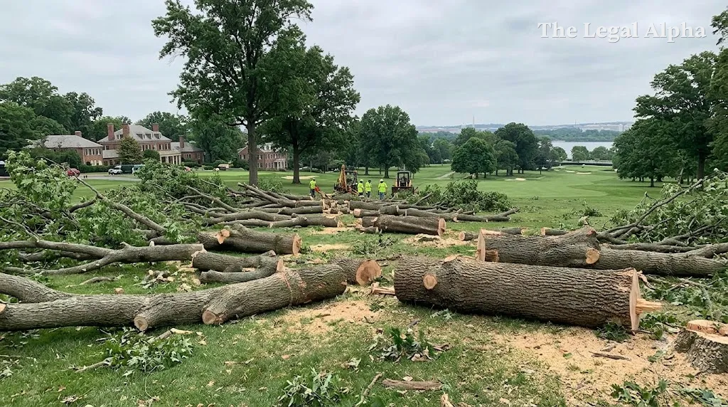 Federal Judge Halts East Potomac Tree Removal After Government Fells Over 400 Trees Over Holiday Weekend