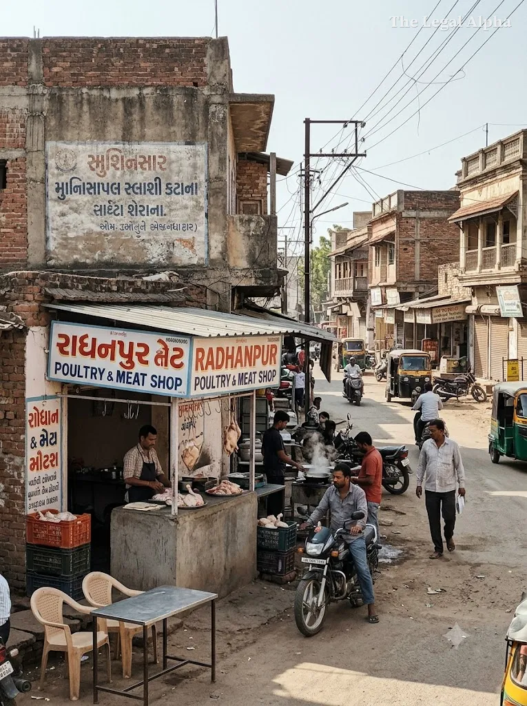 Four-Month Meat Ban Crumbles in Gujarat High Court as Radhanpur Civic Body Backtracks Over Compensation Questions