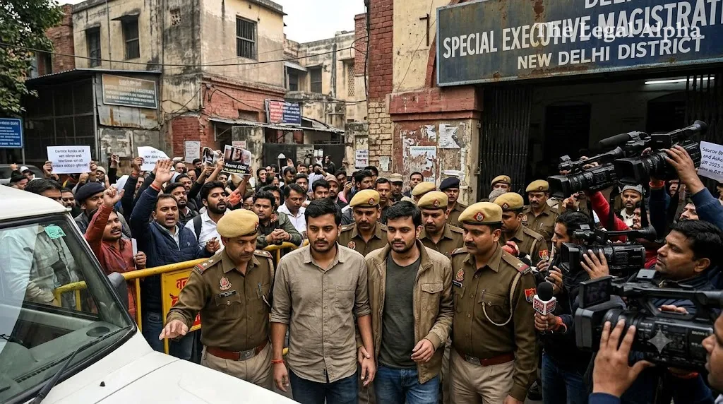 Delhi Executive Magistrate Extends Judicial Custody of CJP Leaders Saurav Das and Ashutosh Ranka Over Jantar Mantar Stir