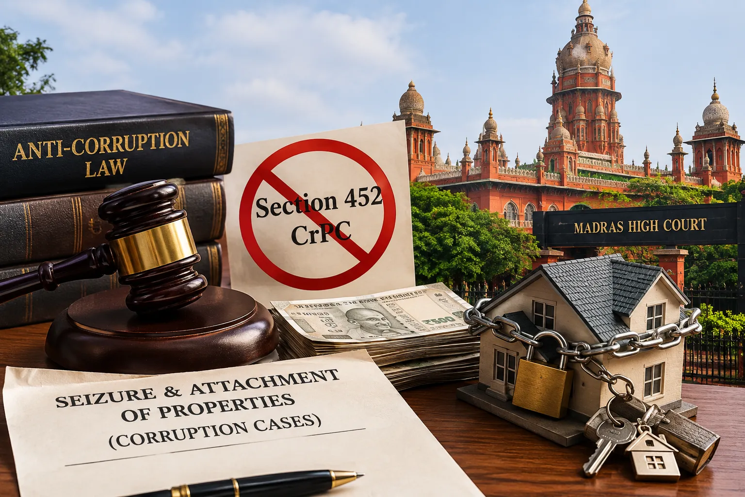 Madras High Court Calls for Mandatory Attachment of Properties in Corruption Cases: Section 452 CrPC Cannot Substitute Statutory Seizure
