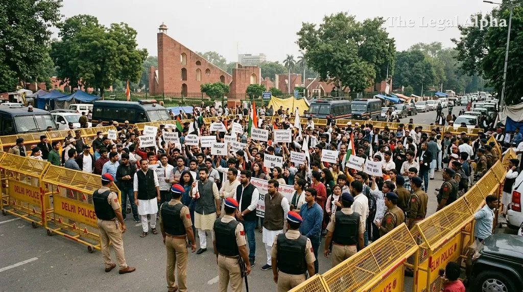 Right to Protest Under Scrutiny: Delhi High Court Moved Against Police Order Ending Jantar Mantar as Agitation Site