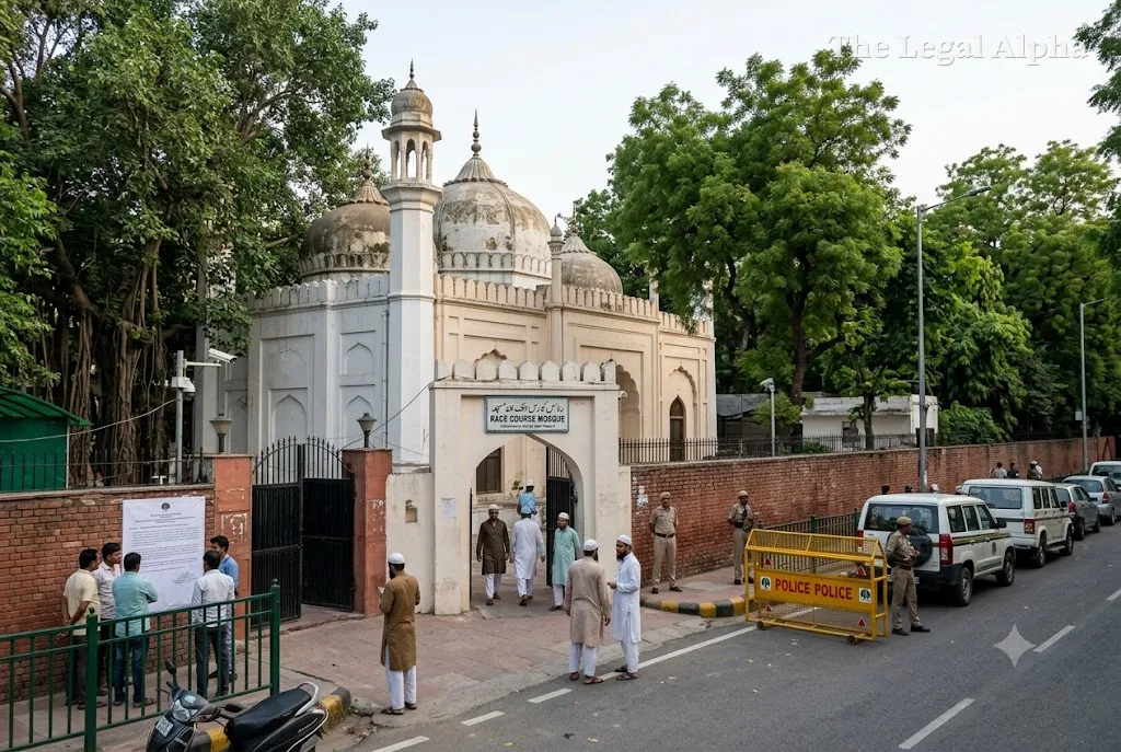 Land Office Serves Six-Day Eviction Notice on New Delhi’s Heritage Race Course Mosque