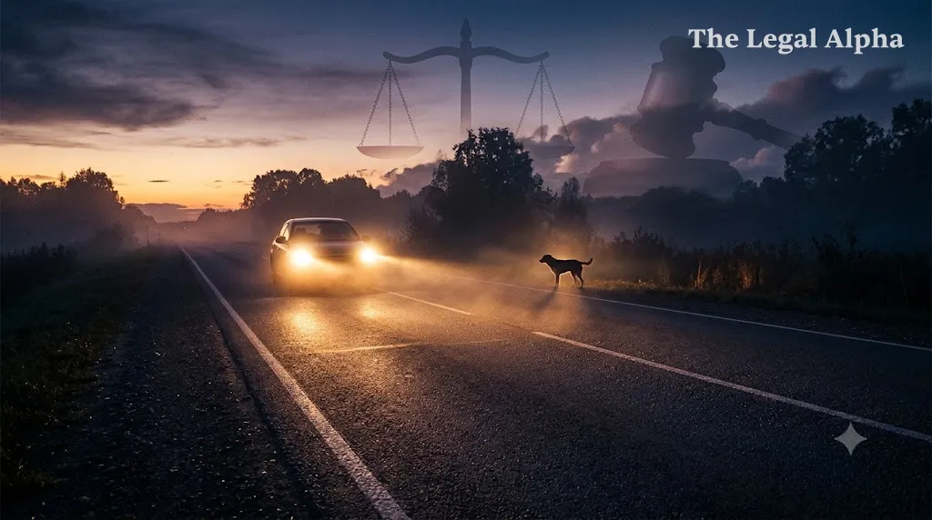Delhi High Court Rejects "Agony of the Moment" Defense: Drivers Must Anticipate Road Hazards and Stray Animals