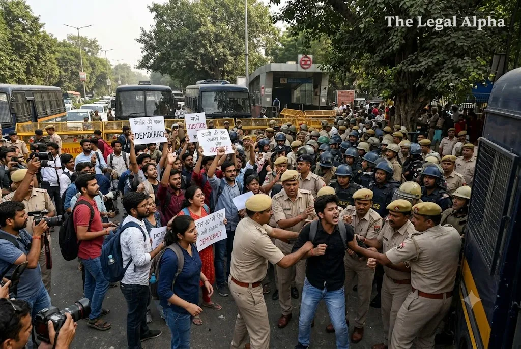 Mass Detentions and Transit Shutdowns in the Capital: Civil Rights Groups Challenge Police Action Over Anti-Election Commission Protests