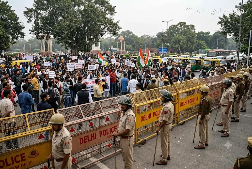 Public Order vs Right to Peaceful Assembly: Delhi Administration Backs Police Restraint Amid Mass Street Demonstrations